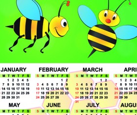 Set of Calendar 2013 design elements vector 05