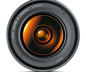 Different Camera lens mix vector set 03