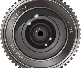Different Camera lens mix vector set 04
