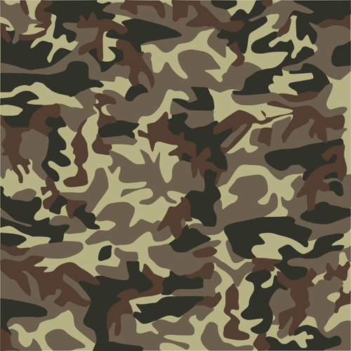 Different Camouflage pattern design vector set 03