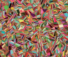 Colorful mosaic background vector set 01