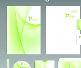 Different Corporate business kit mix vector 02