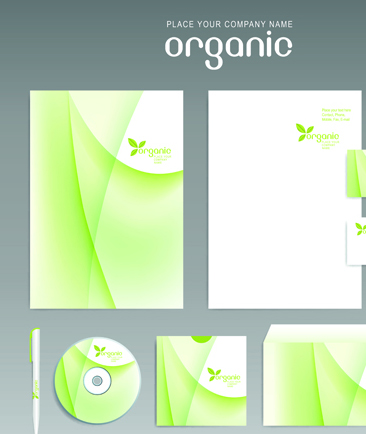 Different Corporate business kit mix vector 02