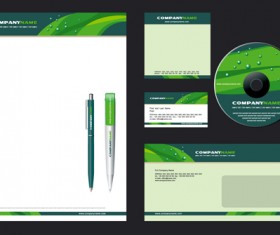 Corporate style cover design elements vector set 03