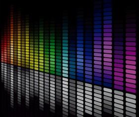 Dicko stage lighting elements Backgrounds vector 05