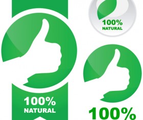 Elements of Green Ecologic elements vector set 03