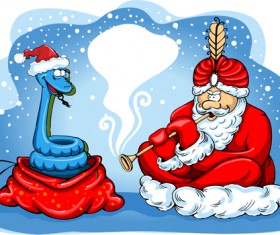 Elements of 2013 snake year design vector 04