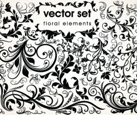 Floral Design Ornaments elements mix vector 03