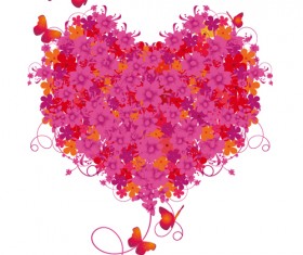 Set of Different Heart mix vector 05