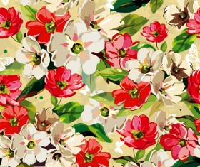 Set of different Flower Pattern elements vector 11