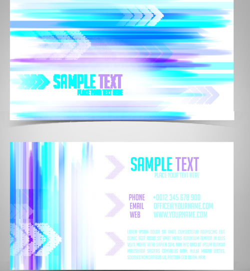 Commonly Flyer and business card design vector 03