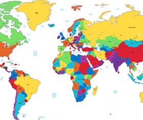 Various Geographical maps design vector set 07