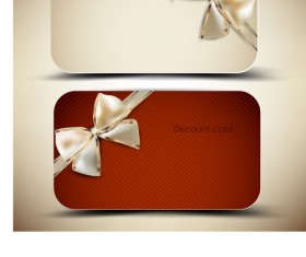 Creative of Gift discount cards design vector 02