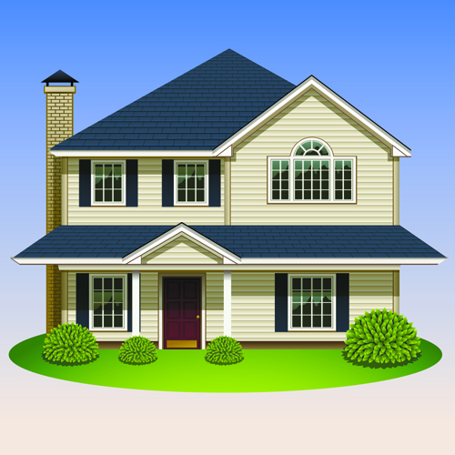 Download Creative of Houses design elements vector 05 free download