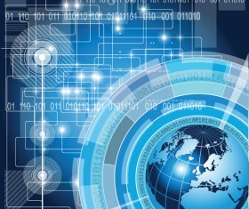 Elements of Internet concept background design vector 05