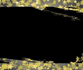 Military elements Frame vector 03