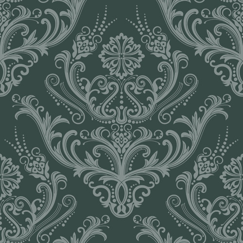 Set of Seamless Ornament pattern design vector 03