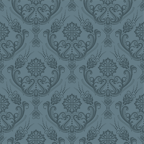 Set of Seamless Ornament pattern design vector 04