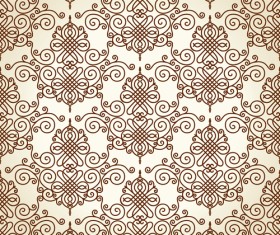 Set of Seamless Ornament pattern design vector 05