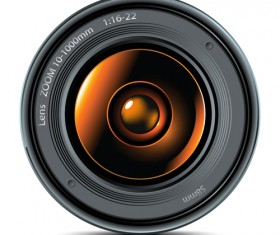 Camera accessories design vector 01