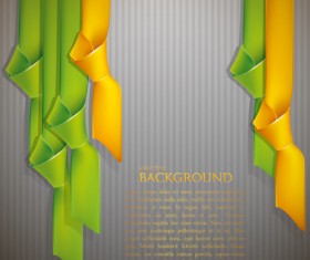 Ribbons knot vector background 01