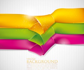 Ribbons knot vector background 02