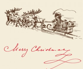 Happy Santa design elements vector set 02