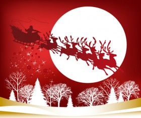 Happy Santa design elements vector set 04