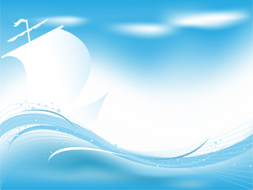Surging Sea wave vector backgrounds 04