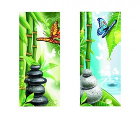 Set of Different Spa design elements vector art 03