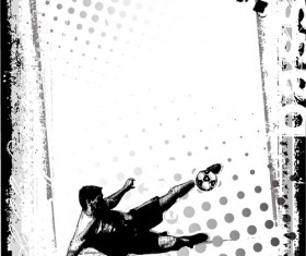 Sport elements Garbage backgrounds vector 01