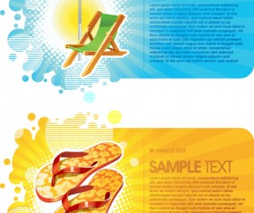 Travel with Abstract cards vector