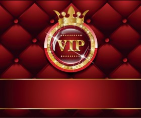 Set of Senior VIP cards design vector 03