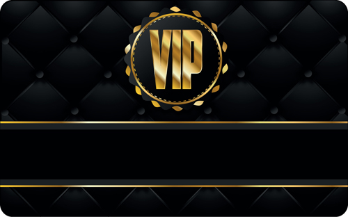 Set of Senior VIP cards design vector 05