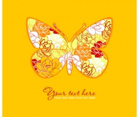 Colorful Abstract butterfly elements vector 05