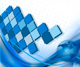 Set of Abstract Modern background vector 01