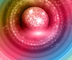 Rainbow Swirls vector background 02