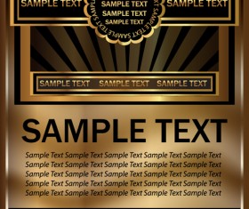 Vintage beer style backgrounds vector 03