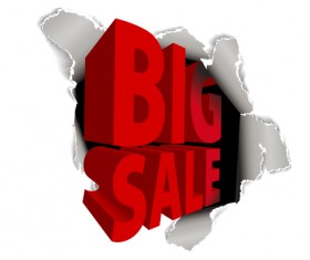 Cover of Big Sale publicize page vector 02