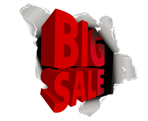 Cover of Big Sale publicize page vector 02