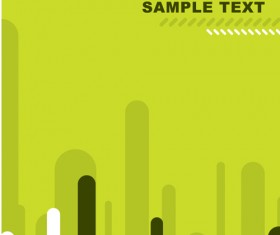 dynamic lines with green background vector