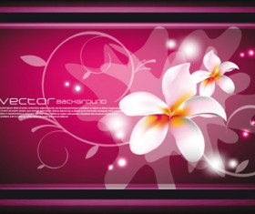 Elements of floral backgrounds vector illustration 10