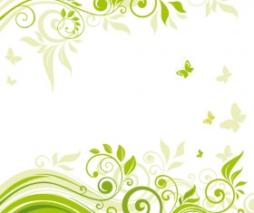 Elements of floral backgrounds vector illustration 02