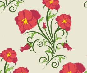 Elements of floral backgrounds vector illustration 03
