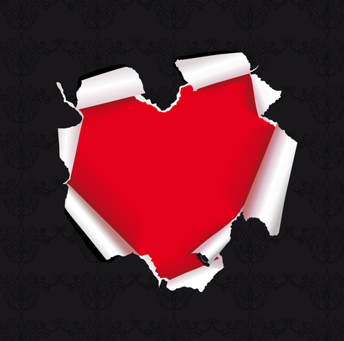 Set of Different Heart mix vector 04