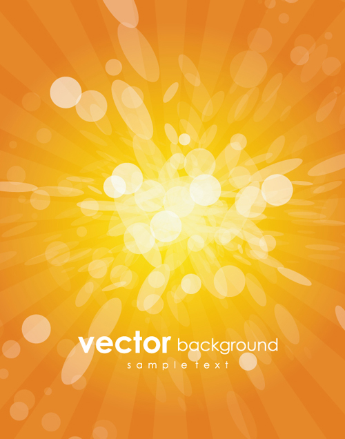 Color backgrounds with light Circle vector 04