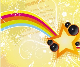 Set of musical event flyer cover vector 03