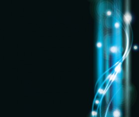 Set of Neon spectrum design vector background 03