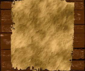 Old Paper on the wood vector set 04