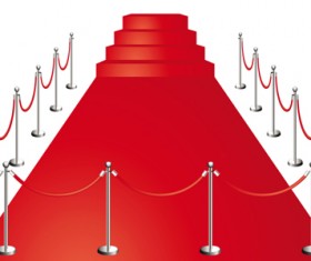 Noble Red Carpet vector set 01